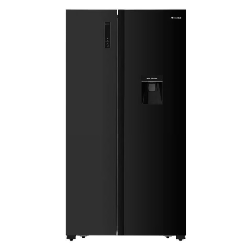 Geleira Hisense H670SMIB-WD 508L 2 portas  Dispensador - Black Glass