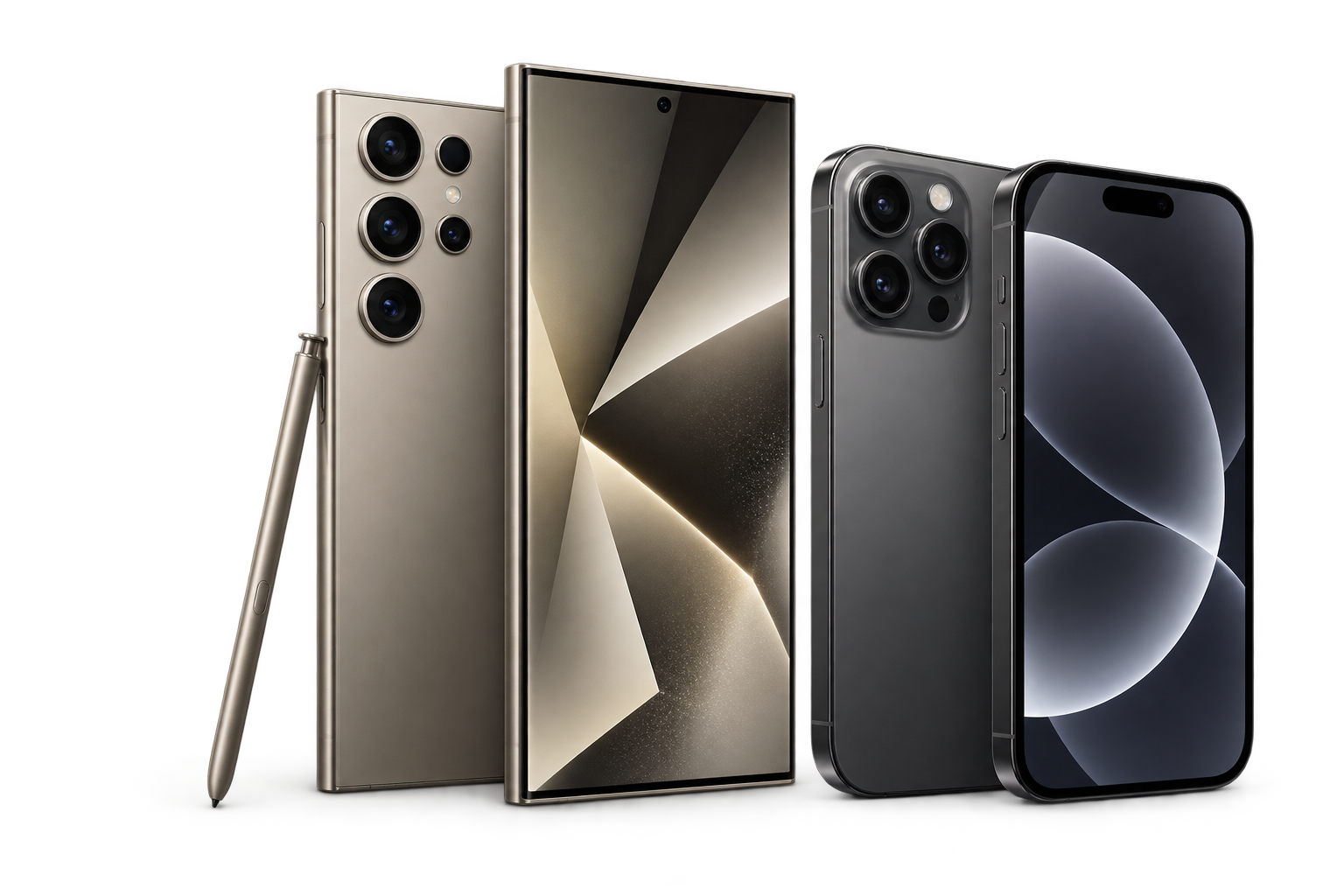 Smartphones premium em destaque